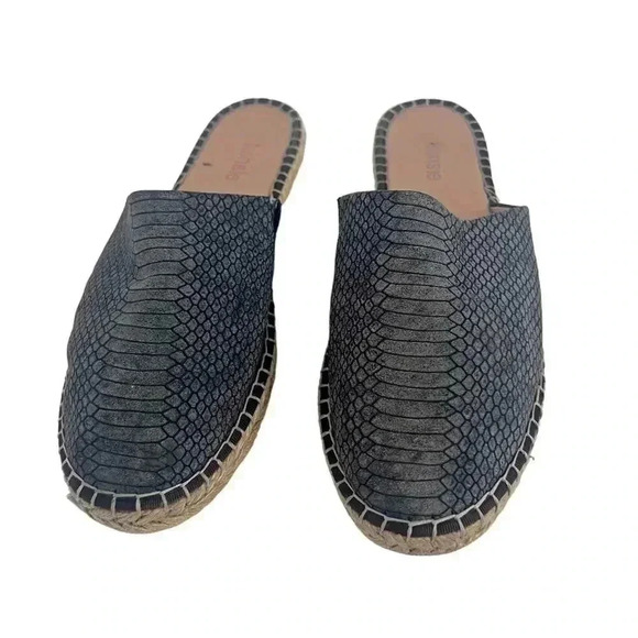Kensie Hensley Snake Print Snakeskin Mules Slip Ons Flats Women's Size 10 - Picture 2 of 8